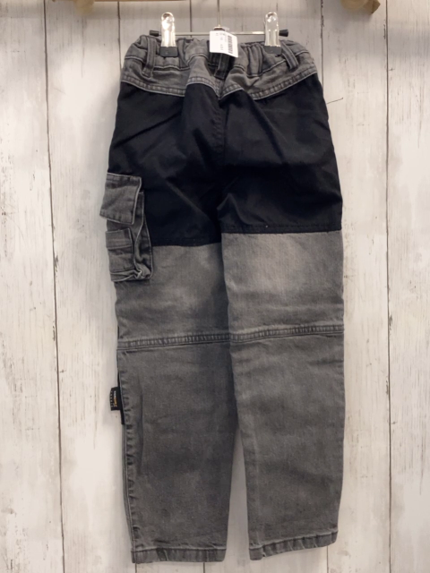   Hose  Gr. 116  grau Jeans schwarz Bund verstellbar