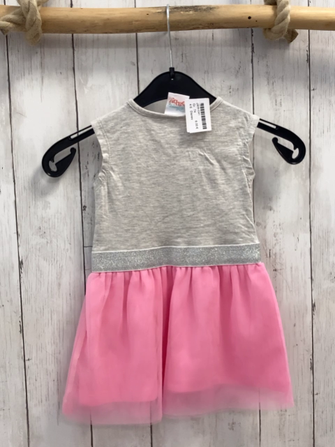 Disney  Kleid  Gr. 74  graues Oberteil mit Minnie Mouse rosa Rock