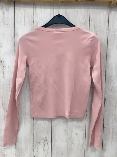 Zara  Langarmshirt Gr. 146  rosa Wappen Schrift 