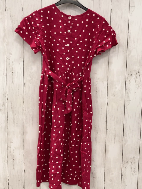 neu  Kleid  Gr. 146/152  rot weiße Punkte 
