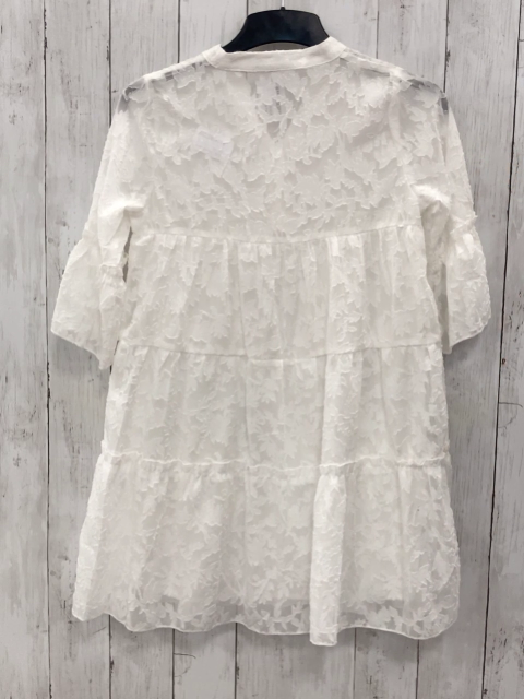 Loevia Paris  Kleid Gr. 140  weiß bestickt 