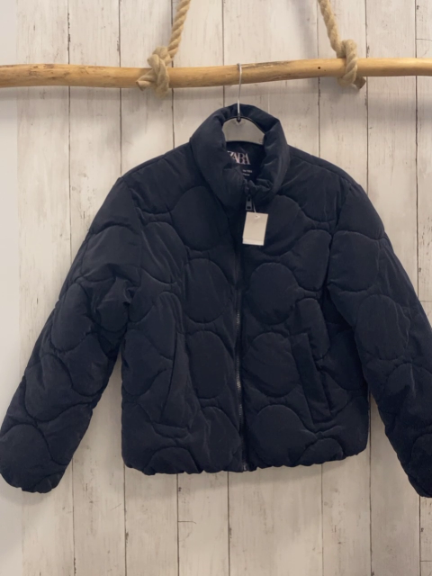 Zara  Winterjacke  Gr. 146  blau 