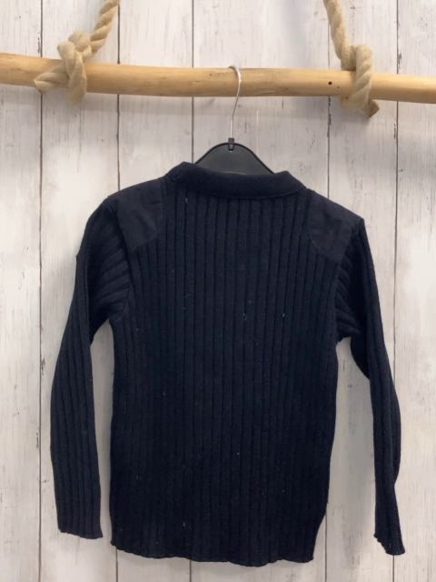 neu Armor Kids  Pullover  Gr. 116  blau Rippen Strick 50 % Wolle NP 55 € 