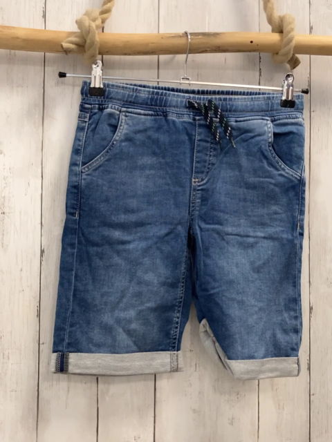 Jako-o Shorts Gr. 146  blau Jeans Gummizugbund mit Kordel 