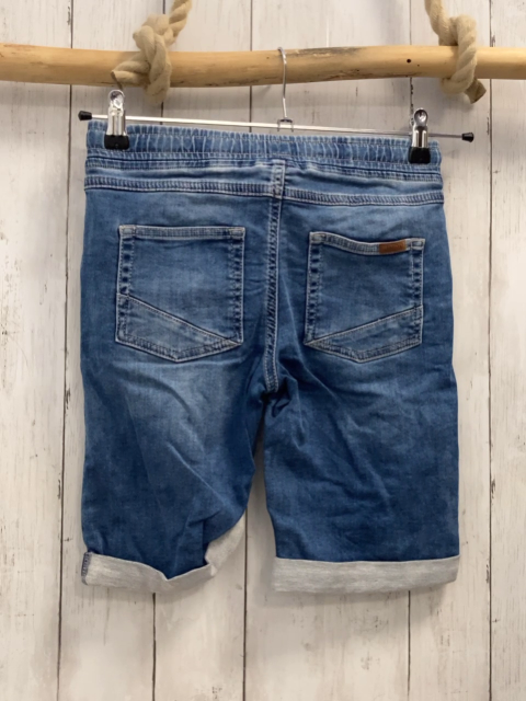 Jako-o Shorts Gr. 146  blau Jeans Gummizugbund mit Kordel 