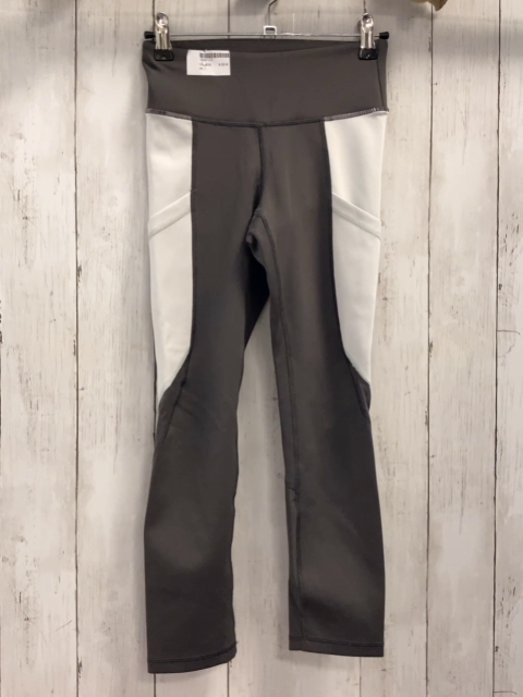   Sportleggings  Gr. 128  grau weiß 