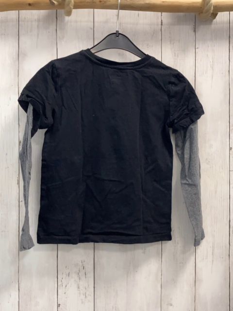 Land´s End  Langarmshirt Gr. 122  schwarz Pailettengesicht