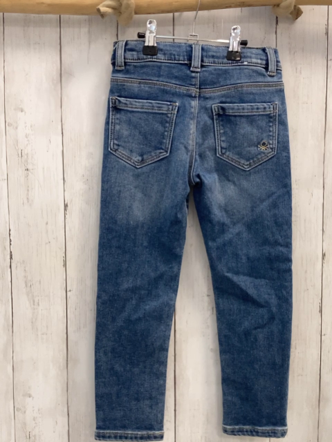 Benetton  Hose  Gr. 110  blau Jeans Bund verstellbar 