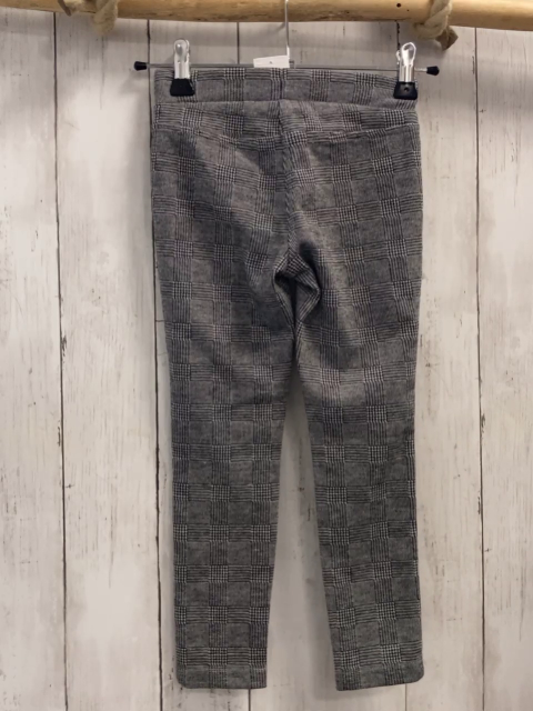   Jeggings  Gr. 116  grau hellgrau schwarz kariert 