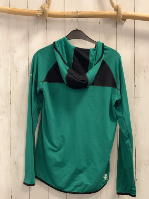 Dare2Be  Joggingjacke  Gr. 164  grau schwarz grün Kapuze 