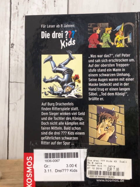 Drei??? Kids  Buch Duell der Ritter 