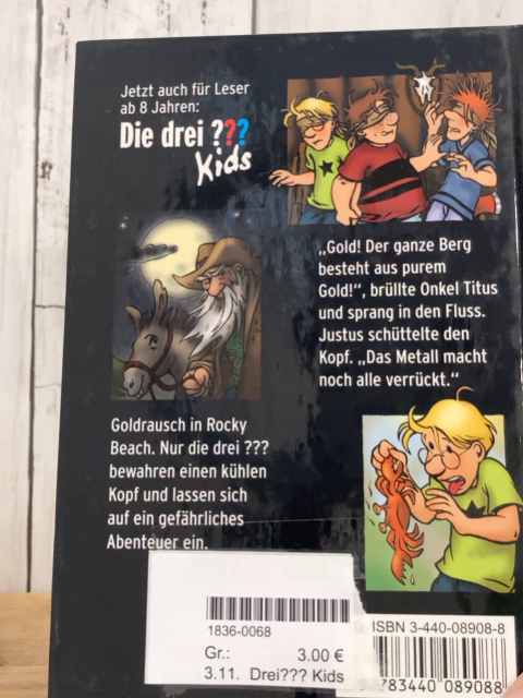 Drei??? Kids  Buch Fluch des Goldes 