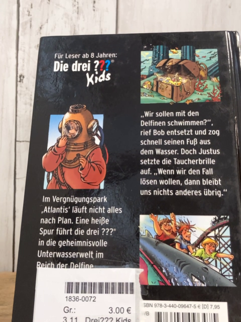 Drei??? Kids  Buch Rettet Atlantis 
