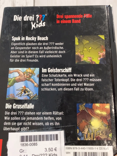 Drei??? Kids  Buch Geisterstunde 