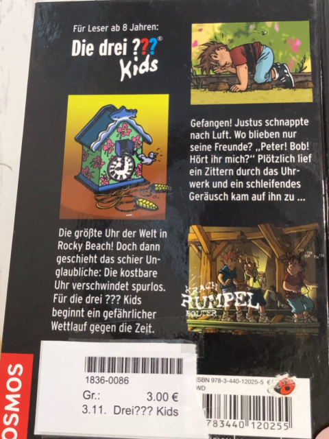 Drei??? Kids  Buch in letzter Sekunde 