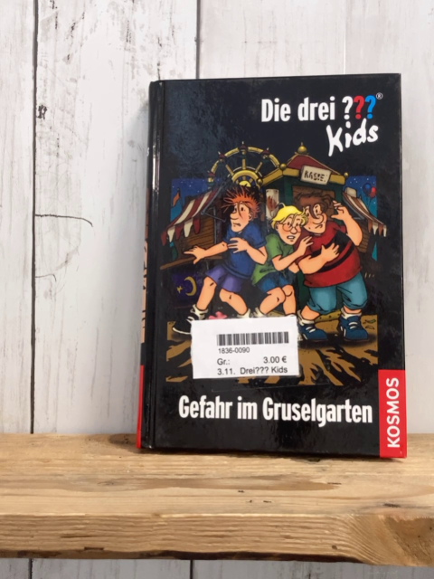 Drei??? Kids  Buch Gefahr im Gruselgarten 