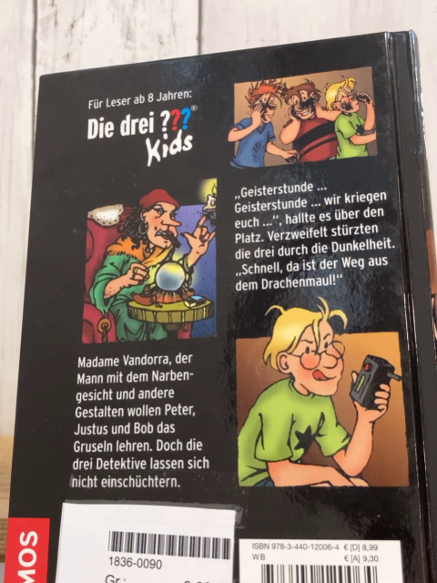 Drei??? Kids  Buch Gefahr im Gruselgarten 