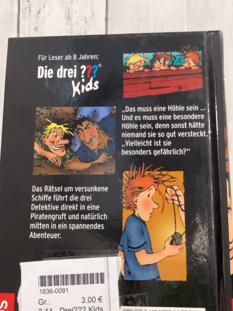 Drei??? Kids  Buch Gruft der Piraten