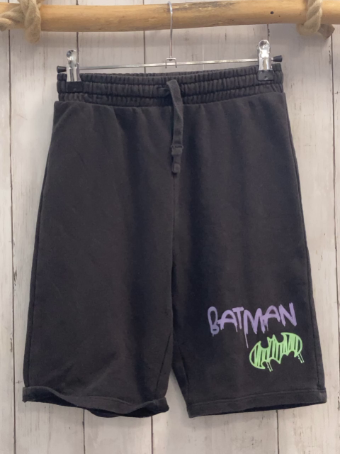 H&M  Shorts  Gr. 134/140  grau Schrift Batman 