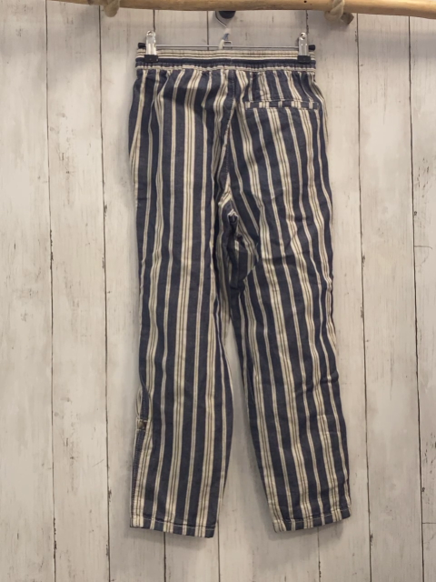 H&M  Hose  Gr. 140  blau weiße Streifen Gummizugbund mit weißer Kordel 
