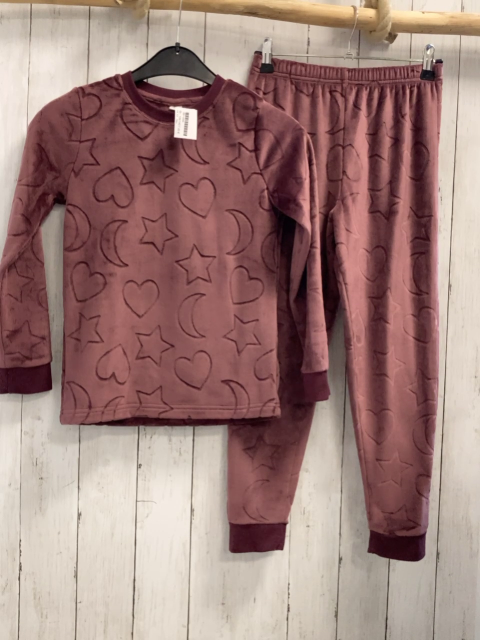 2tlg  Pullover + Leggings  Gr. 134/140  brombeere Nicky Sterne 