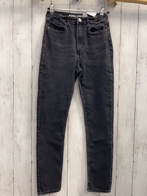 H&M  Hose  Gr. 146  grau Jeans Bund verstellbar 