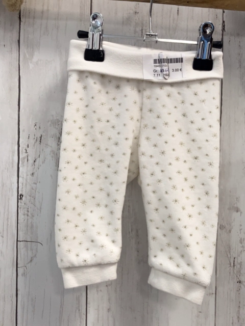 H&M  Jogginghose  Gr. 62  weiß silber Sterne Nicky 
