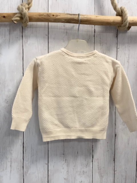 H&M  Strickjacke  Gr. 86  creme Struktur 