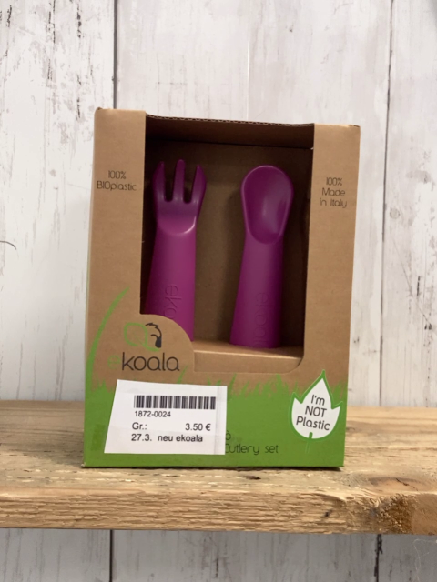 neu ekoala Kleinkinderessbesteck  plfaume 