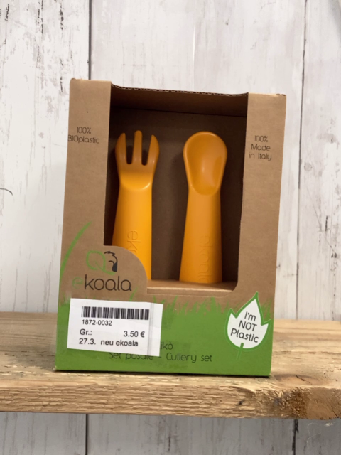 neu ekoala Kleinkinderessbesteck  mais 