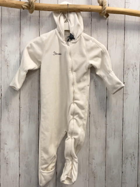 Sterntaler  Overall Gr. 86  weiß Fleece Kapuze 
