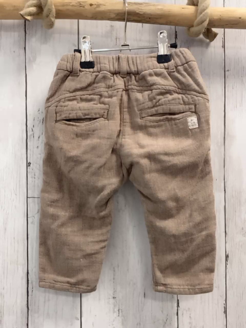 Zara  Hose  Gr. 80  beige gefüttert Bund verstellbar 