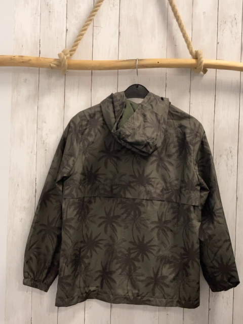 Mango Jacke  Gr. 164  oliv braune Palmen 