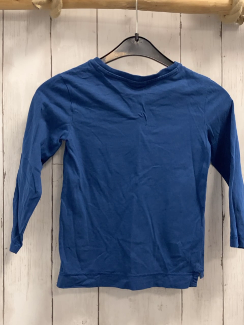 S´Oliver  Langarmshirt  Gr. 104  blau Bild mit Heli bunte Schrift 