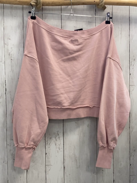 neu  Pullover  Gr. 158/164   rosa Rippenbund 