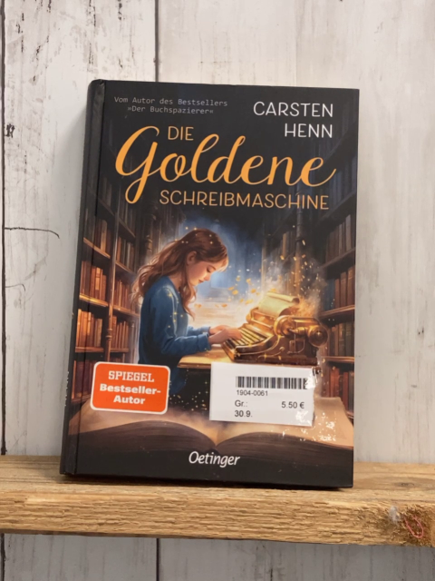  Buch Die Goldene Scheibmaschine 