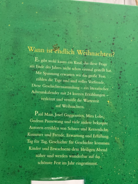  Buch Noch 24 Geschichten bis Weihnachten