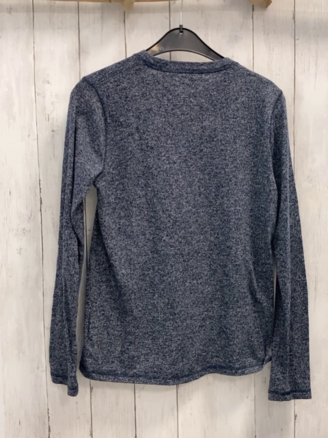 Abercrombie  Pullover  Gr. 158/164  blau grau meliert Strick 