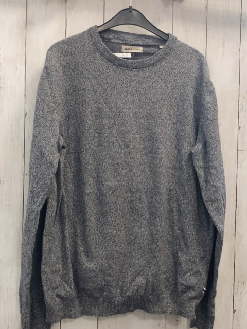 Jack & Jones  Pullover  Gr. 164/170  grau hellgrau meliert Strick 