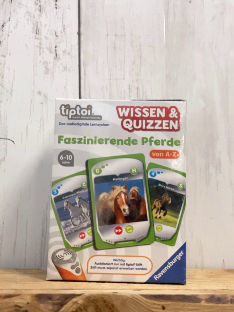 neu Tip Toi  Spiel  Wissen & Quizzen Faszinierende Pferde 