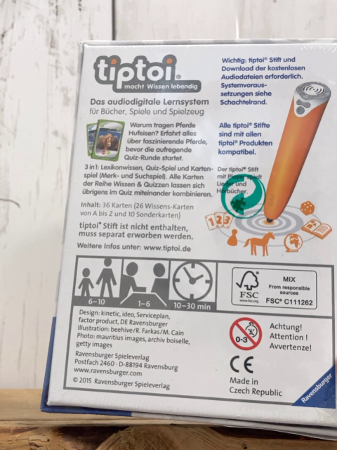 neu Tip Toi  Spiel  Wissen & Quizzen Faszinierende Pferde 