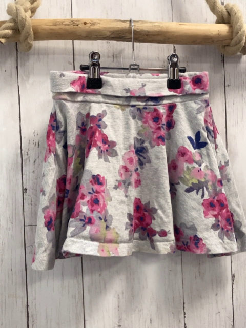 Joules Rock Gr. 104  grau Blumen