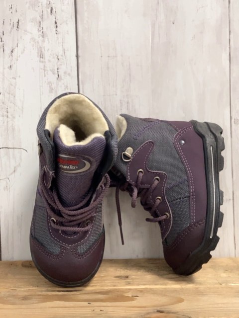 Ricosta  Boots  Gr. 22  brombeere grau schwarze Sohle warm gefüttert NP 69,95 € 