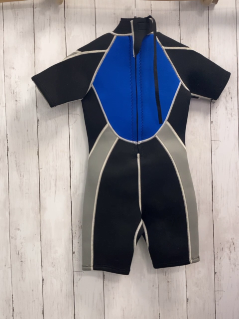   Neoprenoverall Gr. 122/128  schwarz grau blau 