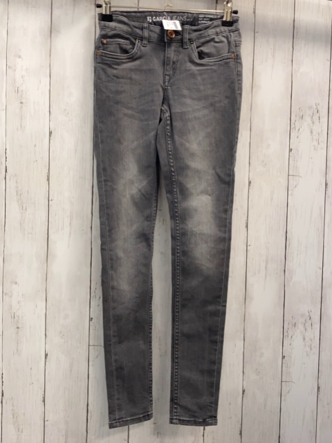 Garcia  Hose  Gr. 140  grau Jeans Bund verstellbar 