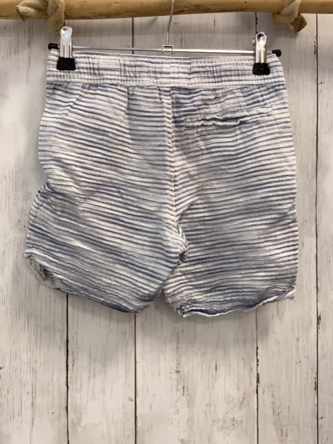 H&M  Shorts  Gr. 134  weiß blaue Streifen blaue Kordel 