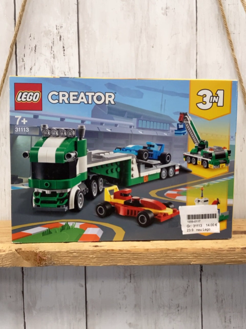 neu Lego  Lego  Gr. 31113  Creator: Rennwagentransporter 