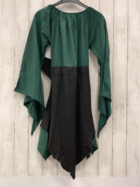   Karnevalkostüm Gr. M  grünes Oberteil mit schwarzem Mieder 