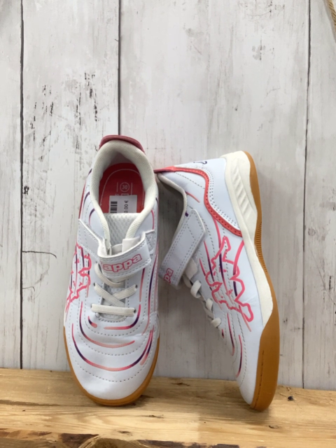 Kappa  Schuhe  Gr. 30  weiß rote Streifen + Label 