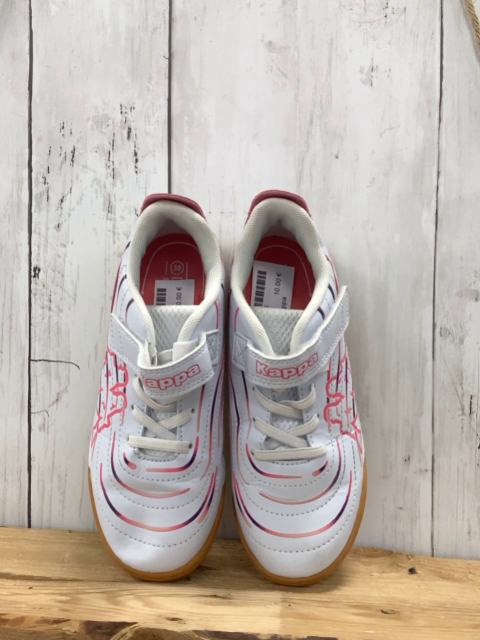 Kappa  Schuhe  Gr. 30  weiß rote Streifen + Label 